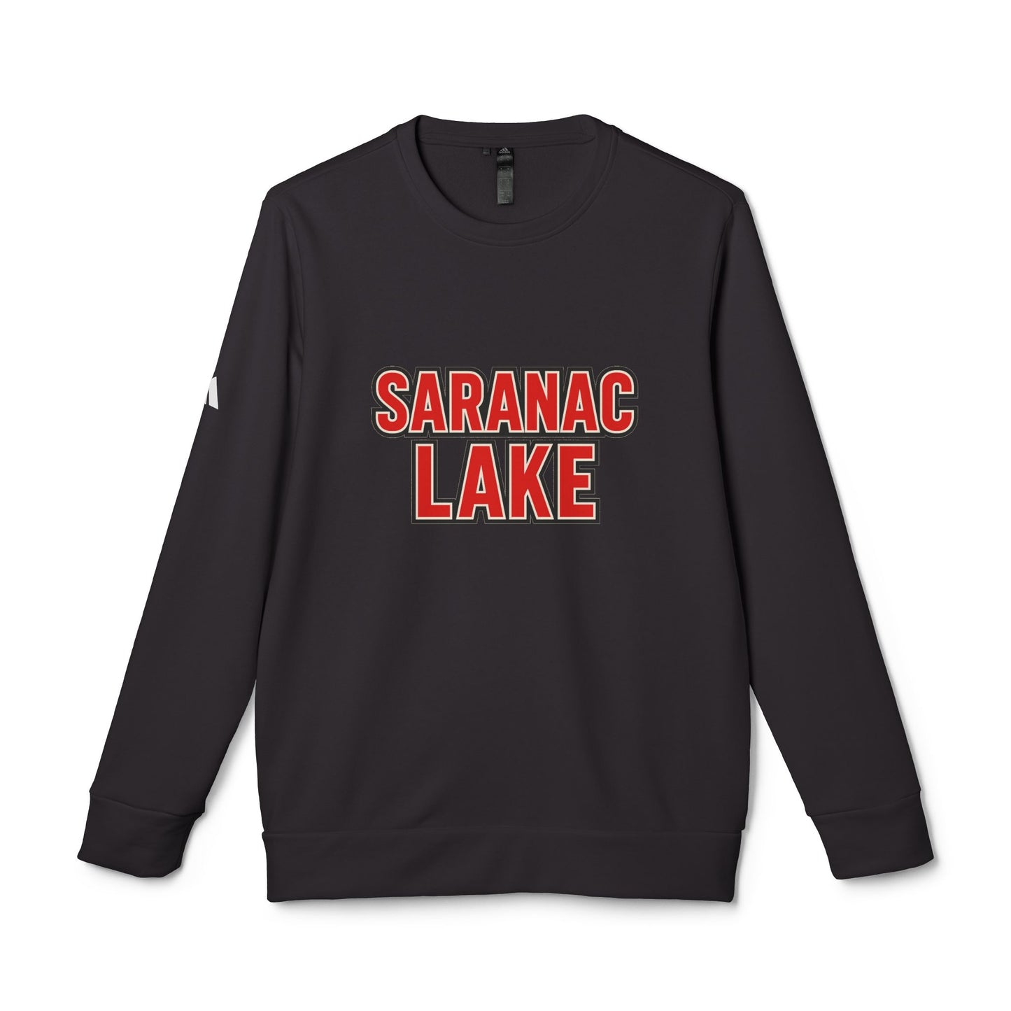 Saranac Lake Adidas Unisex Fleece Crewneck Sweatshirt