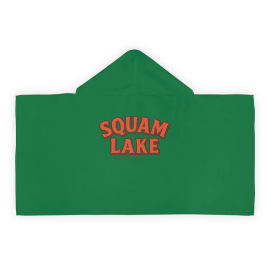 Youth Hooded Towel - Squam Lake Design, Kids Bathrobe for Pool, Beach, Swimming, Summer Fun, Gift for Children