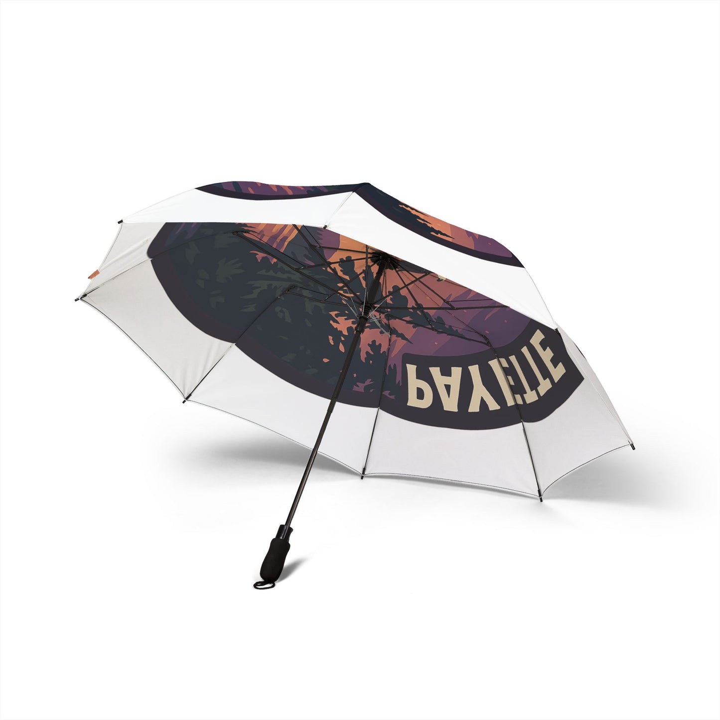 Payette Lake Semi-Automatic Foldable Umbrella, Travel Umbrella, Outdoor Gear, Gifts for Nature Lovers, Rainy Day Essential
