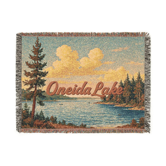 Oneida Lake Woven Blanket