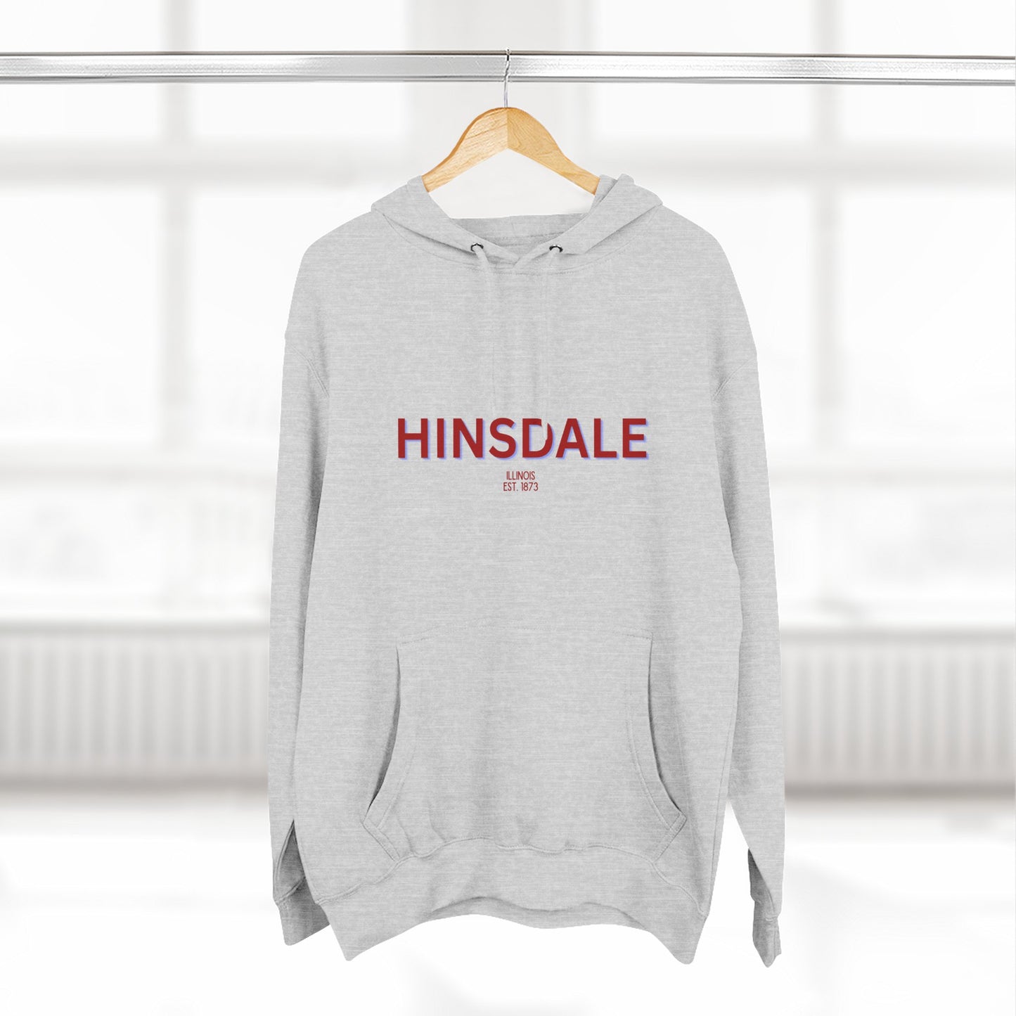 Hinsdale Fleece Hoodie, Casual Sweatshirt, Cozy Layering Piece, Perfect Gift for All Occasions, Stylish Streetwear