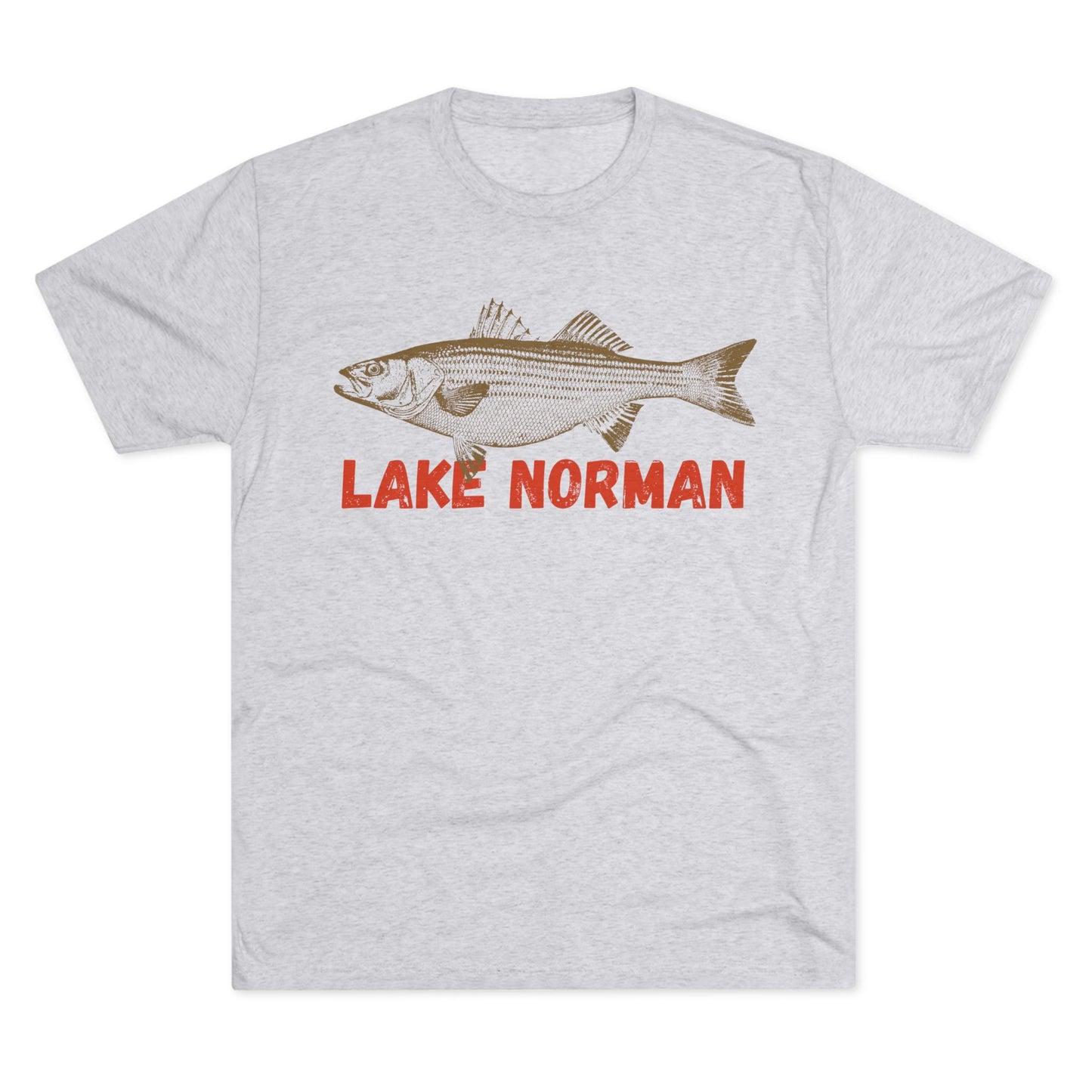 Lake Norman Fishing Tee, Unisex Crew Neck Shirt, Summer Lake Apparel, Gift for Fishermen, Outdoor Adventure T-Shirt, Lake House Style