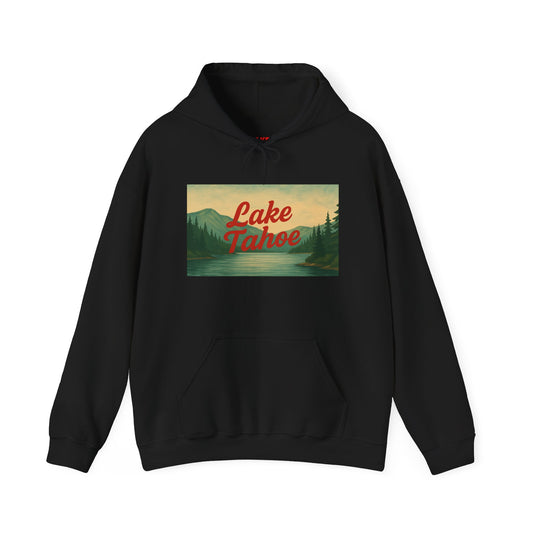 Lake Tahoe Hoodie, Cozy Casual Wear, Unisex Sweatshirt, Lake Lover Gift, Outdoor Adventure Apparel, Summer Retreat Fashion