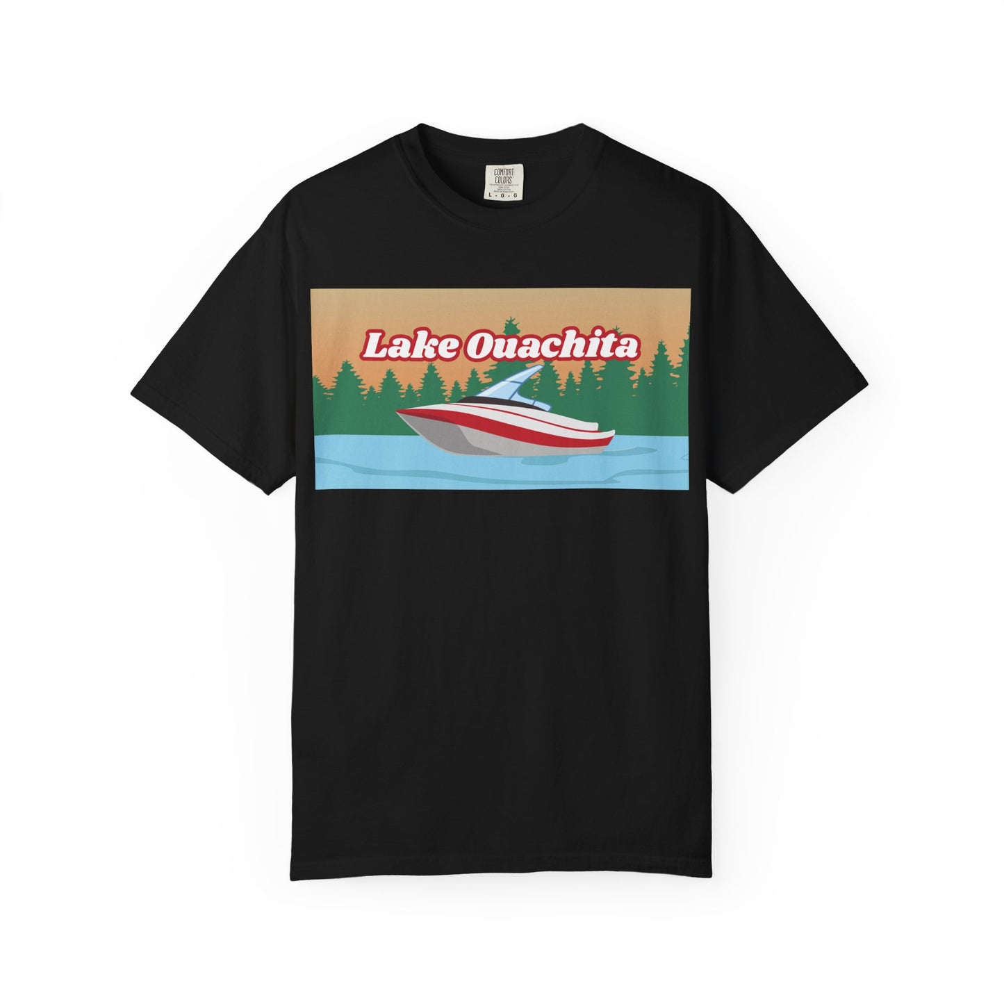 Lake Ouachita Relaxed Unisex T-Shirt, Summer Vibes Tee, Outdoor Adventure Shirt, Lake Life Apparel, Gift for Nature Lovers, Vacation Wear