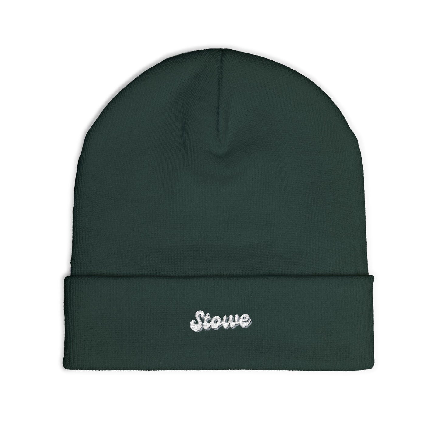 Stowe Cozy Embroidered Knit Beanie | Winter Hat, Casual Fashion Accessory, Gift for Him/Her, Cozy Style, Outdoor Wear