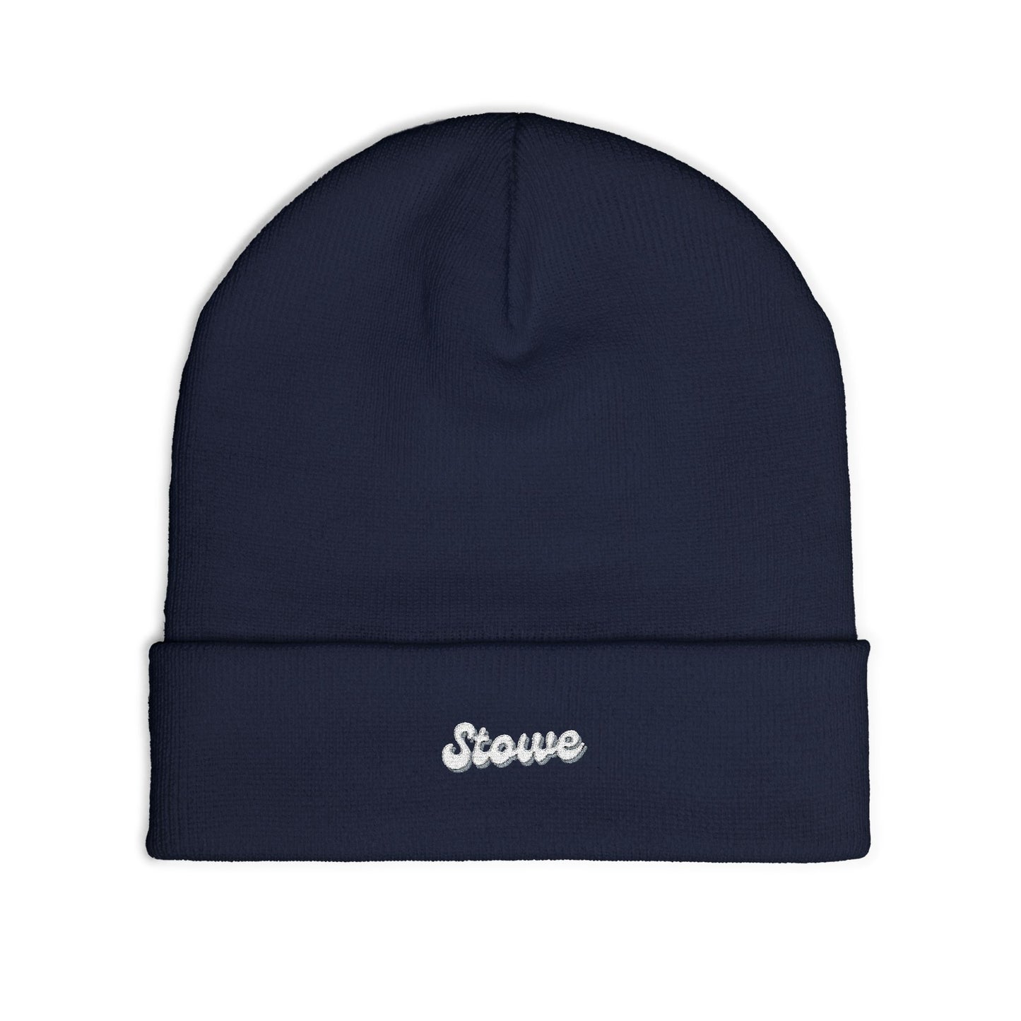 Stowe Cozy Embroidered Knit Beanie | Winter Hat, Casual Fashion Accessory, Gift for Him/Her, Cozy Style, Outdoor Wear