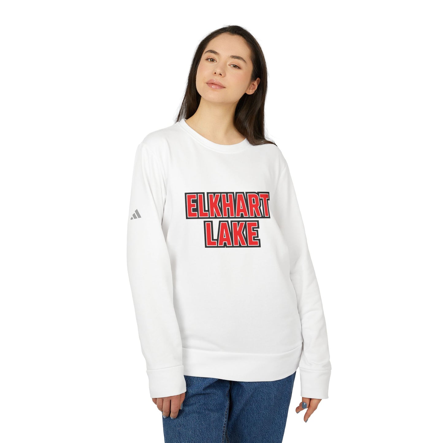 Elkhart Lake Adidas Unisex Fleece Crewneck Sweatshirt