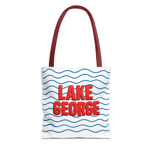 Lake George Tote Bag - Perfect for Beach Days, Travel, Lake Lovers, Summer Outings, Gift Idea