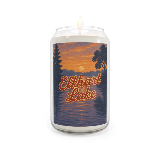 Elkhart Lake Soy Candle, Relaxing Home Decor, Gift for Her, Aromatherapy Candle, Summer Vibes