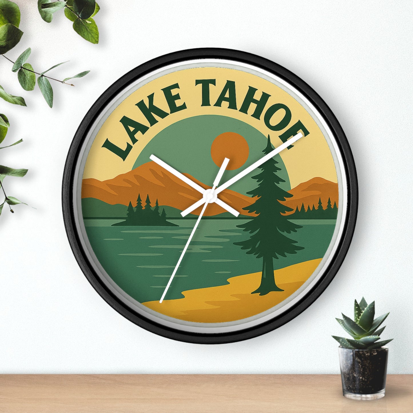 Lake Tahoe Wall Clock