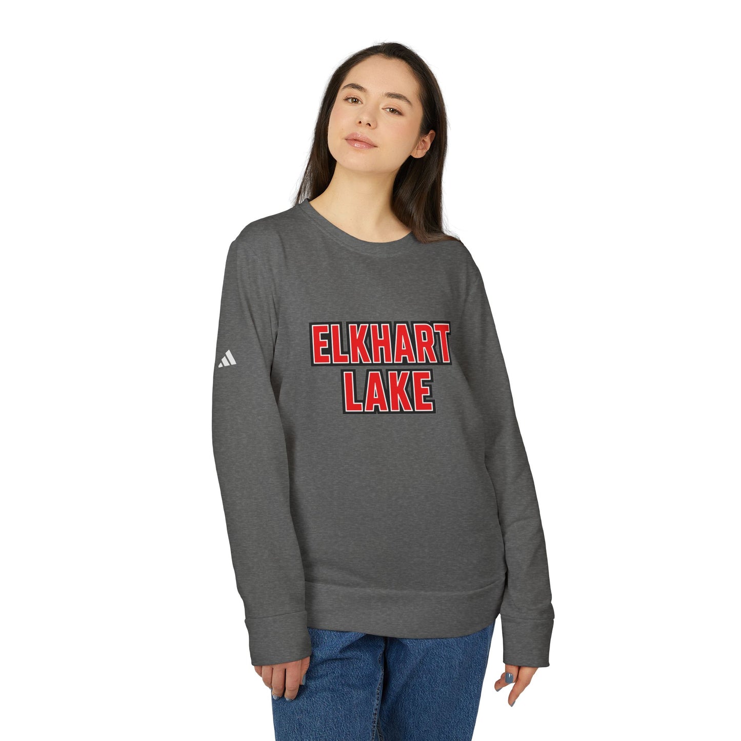Elkhart Lake Adidas Unisex Fleece Crewneck Sweatshirt