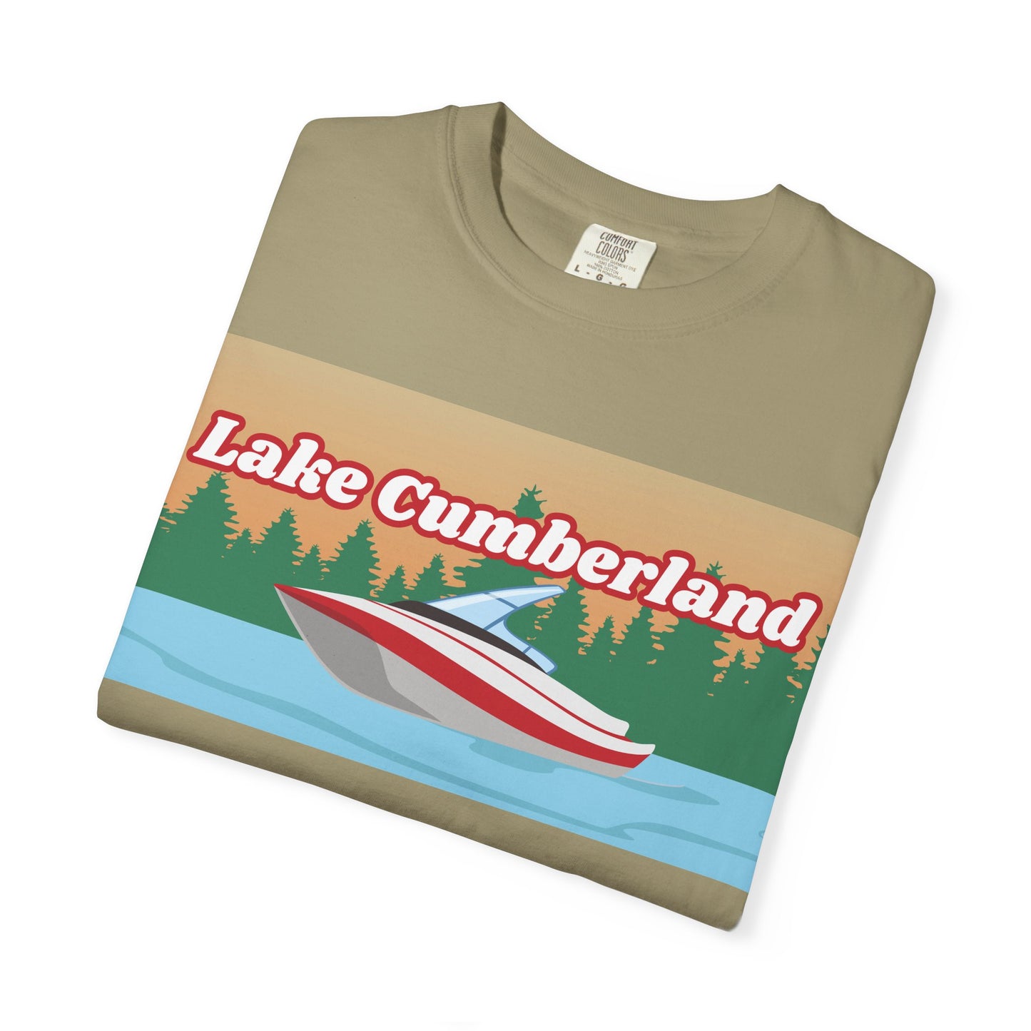 Lake Cumberland Relaxed Unisex T-Shirt, Summer Vibes Tee, Outdoor Adventure Shirt, Lake Life Apparel, Gift for Nature Lovers, Vacation Wear
