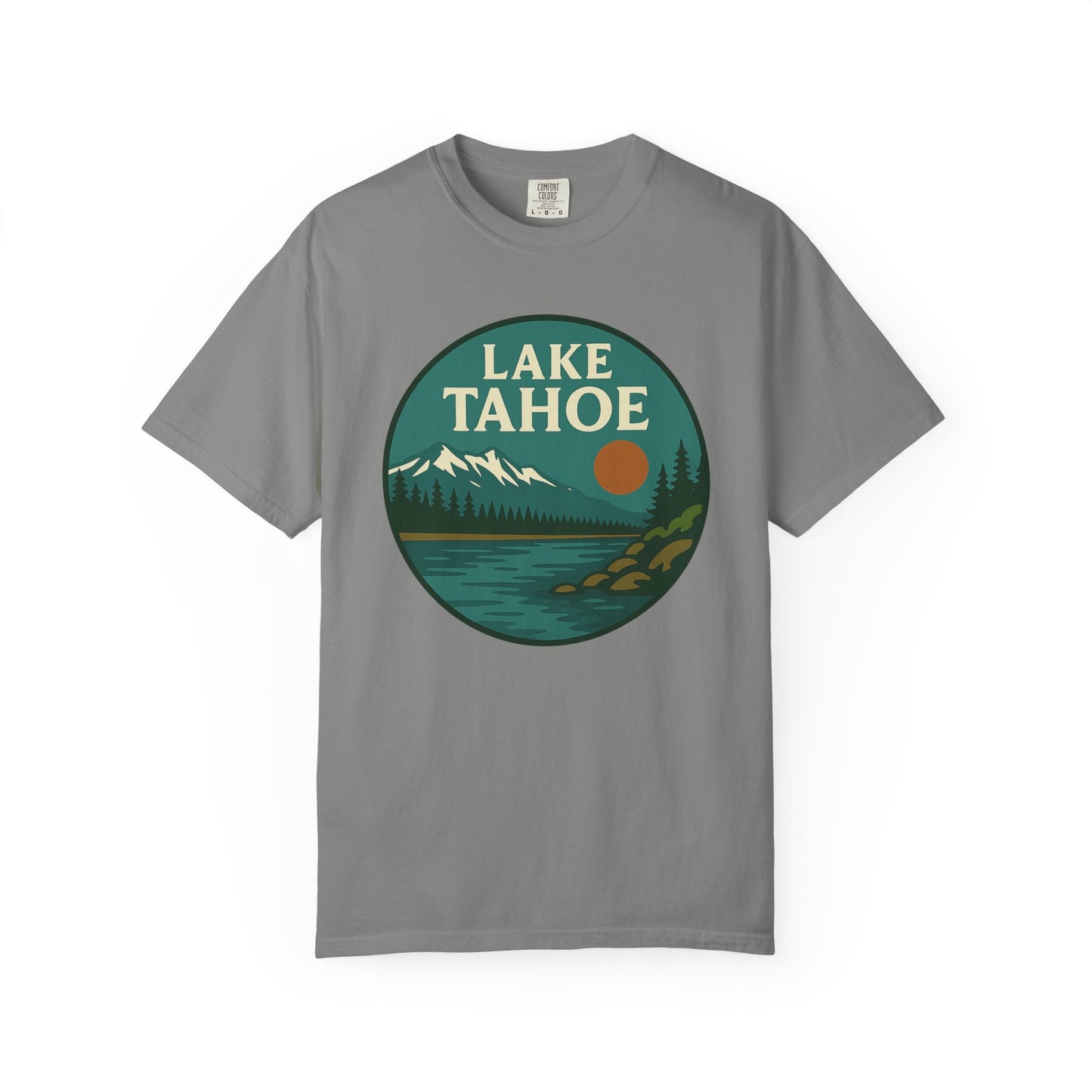 Lake Tahoe Unisex T-Shirt, Casual Graphic Tee, Nature Lover Gift, Outdoor Adventure Shirt, Vacation Souvenir, Summer Wear