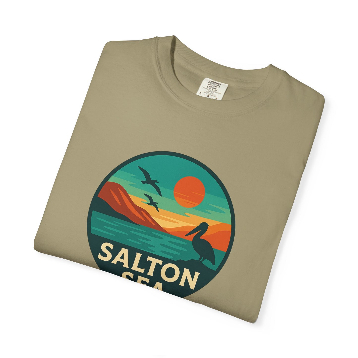 Salton Sea Unisex T-Shirt, Casual Graphic Tee, Nature Lover Gift, Outdoor Adventure Shirt, Vacation Souvenir, Summer Wear