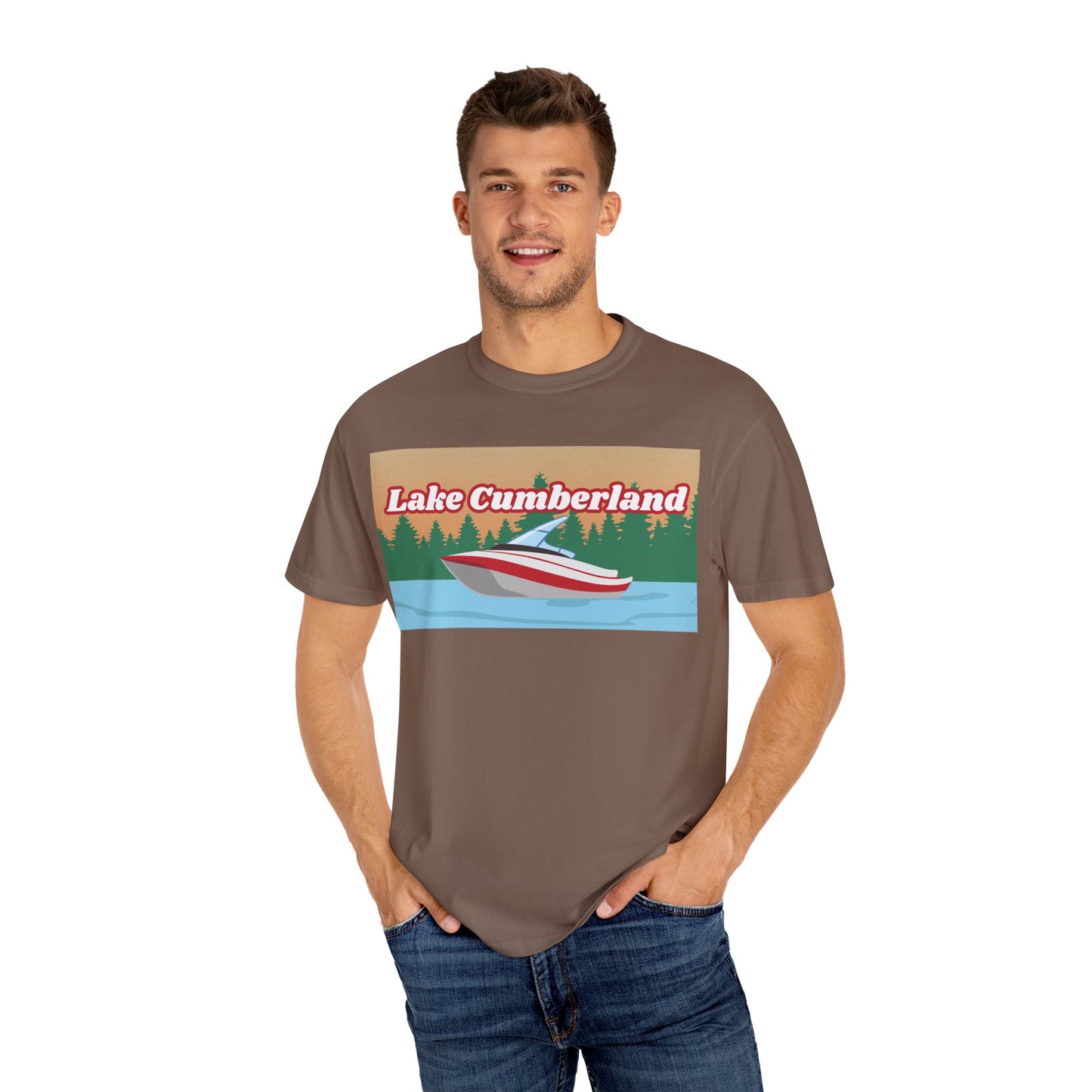 Lake Cumberland Relaxed Unisex T-Shirt, Summer Vibes Tee, Outdoor Adventure Shirt, Lake Life Apparel, Gift for Nature Lovers, Vacation Wear