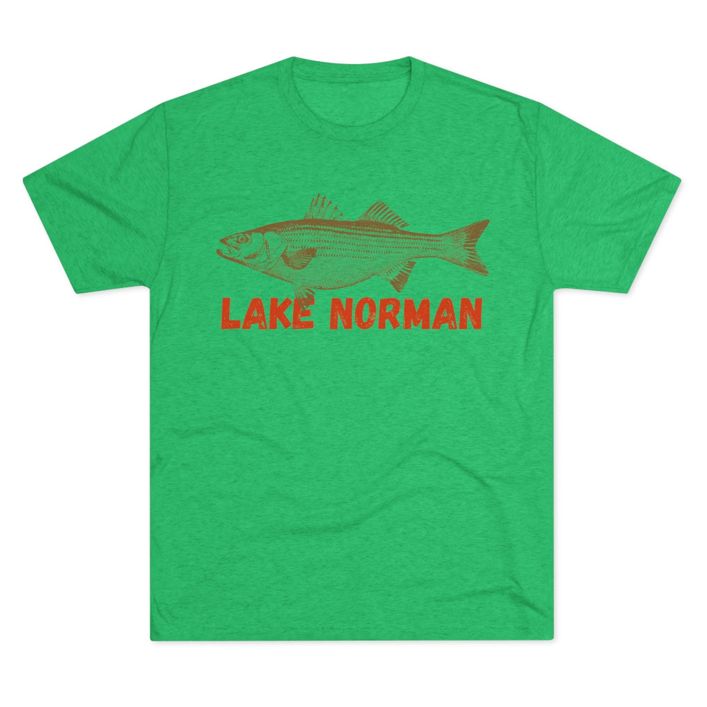 Lake Norman Fishing Tee, Unisex Crew Neck Shirt, Summer Lake Apparel, Gift for Fishermen, Outdoor Adventure T-Shirt, Lake House Style
