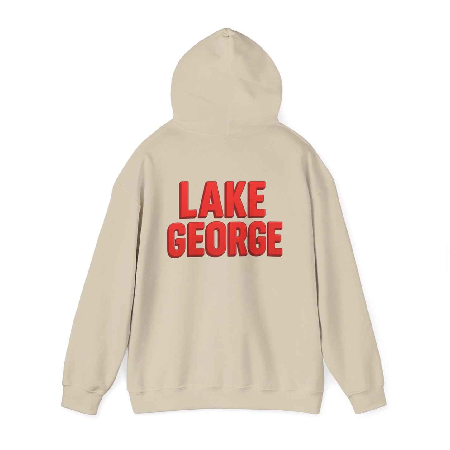 Lake George Hoodie, Cozy Casual Wear, Unisex Sweatshirt, Lake Lover Gift, Outdoor Adventure Apparel, Summer Retreat Fashion