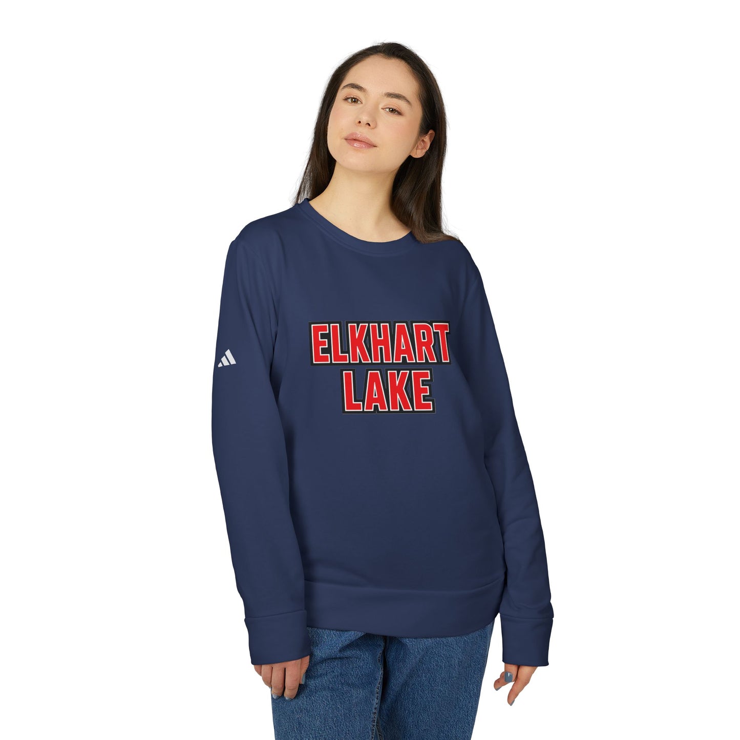 Elkhart Lake Adidas Unisex Fleece Crewneck Sweatshirt