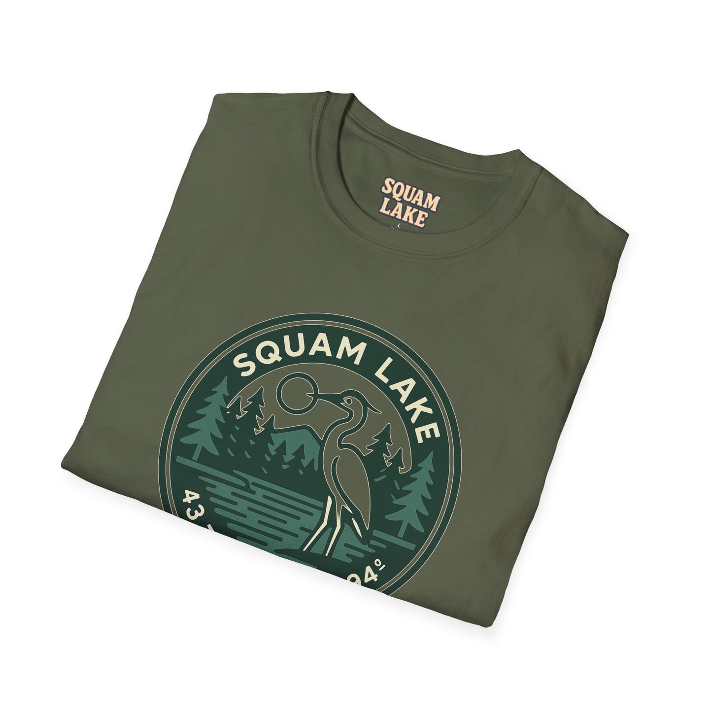 Squam Lake Nature Unisex Softstyle T-Shirt | Eco-Friendly Gift, Outdoor Adventure Shirt, Nature Lover Tee, Vintage Lake Apparel, [...]