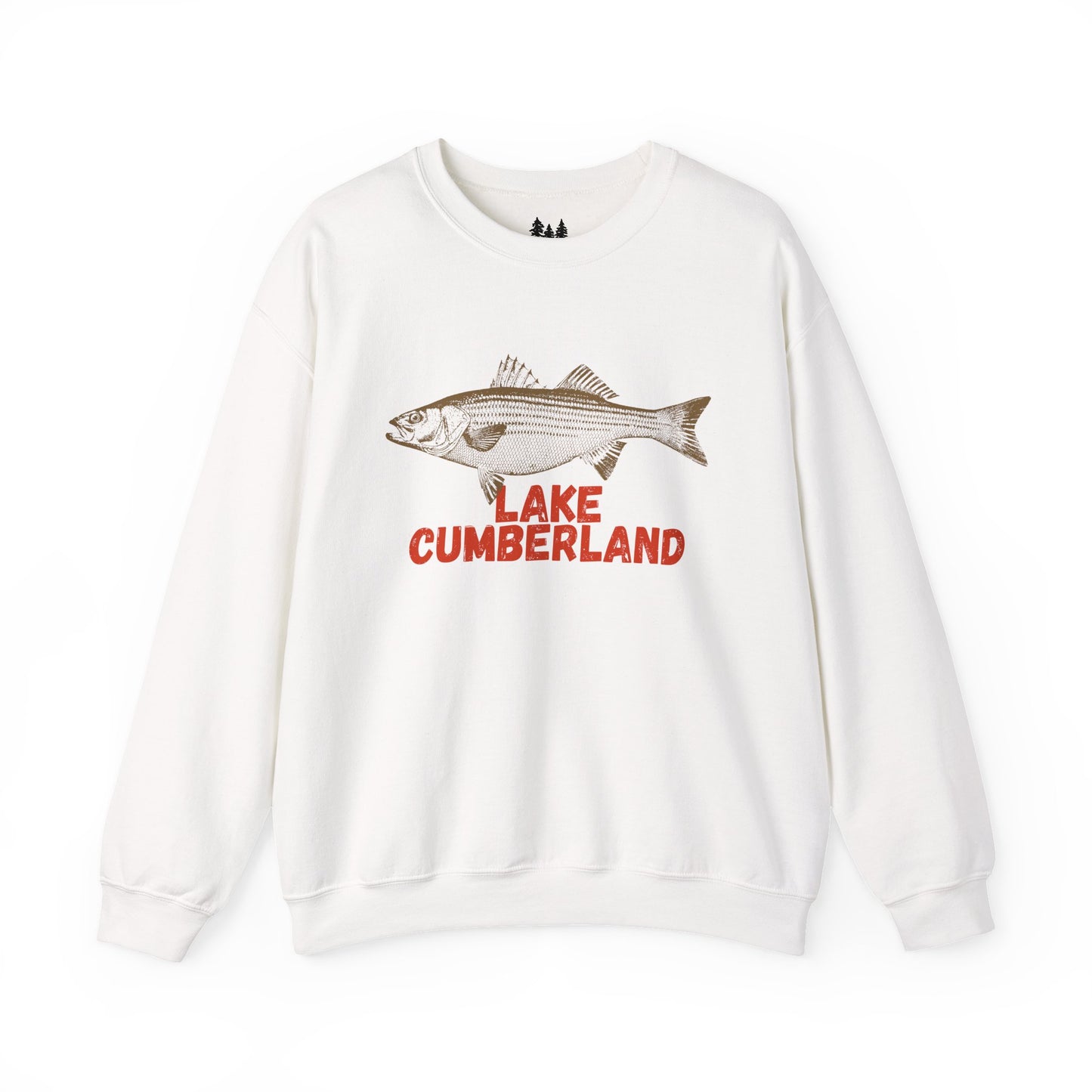 Lake Cumberland Fishing Sweatshirt, Unisex Crewneck, Casual Wear, Gift for Fishermen, Outdoor Apparel, Lake House Cozy