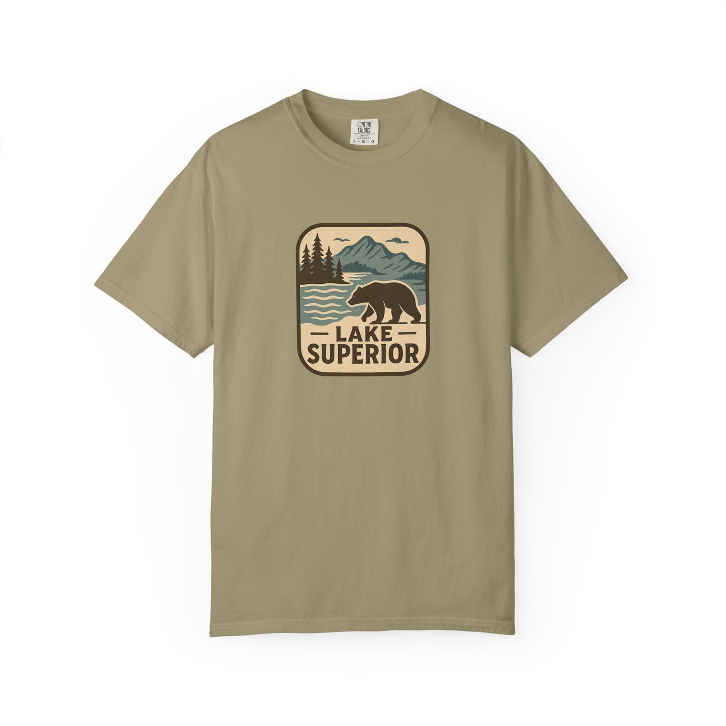 Lake Superior Unisex T-Shirt, Casual Graphic Tee, Nature Lover Gift, Outdoor Adventure Shirt, Vacation Souvenir, Summer Wear