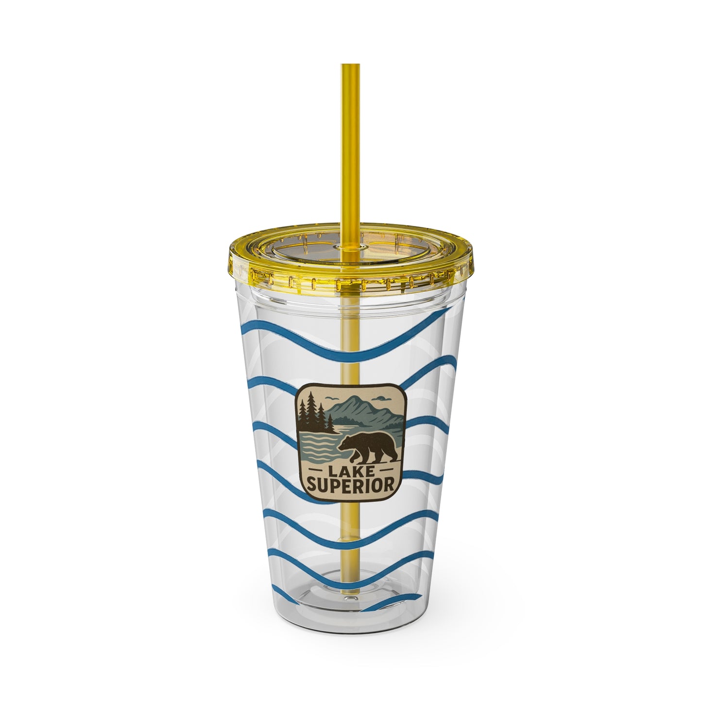 Lake Superior Sunsplash Tumbler, 16oz Clear Drink Cup for Outdoor Adventures, Customizable Travel Mug, Perfect for Summer Fun, Eco-Friendly Beverage [...]