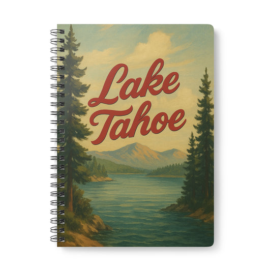 Lake Tahoe Wirobound Softcover Notebook, A5