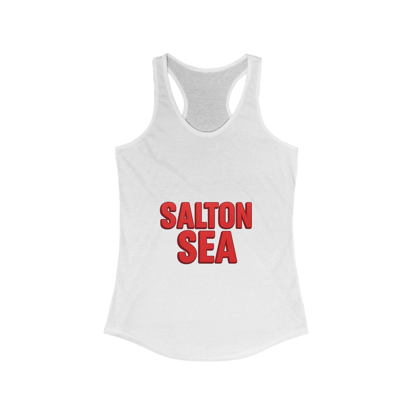 Salton Sea Women's Racerback Tank, Summer Top, Beachwear, Travel Tee, Outdoor Workouts, Casual Fashion