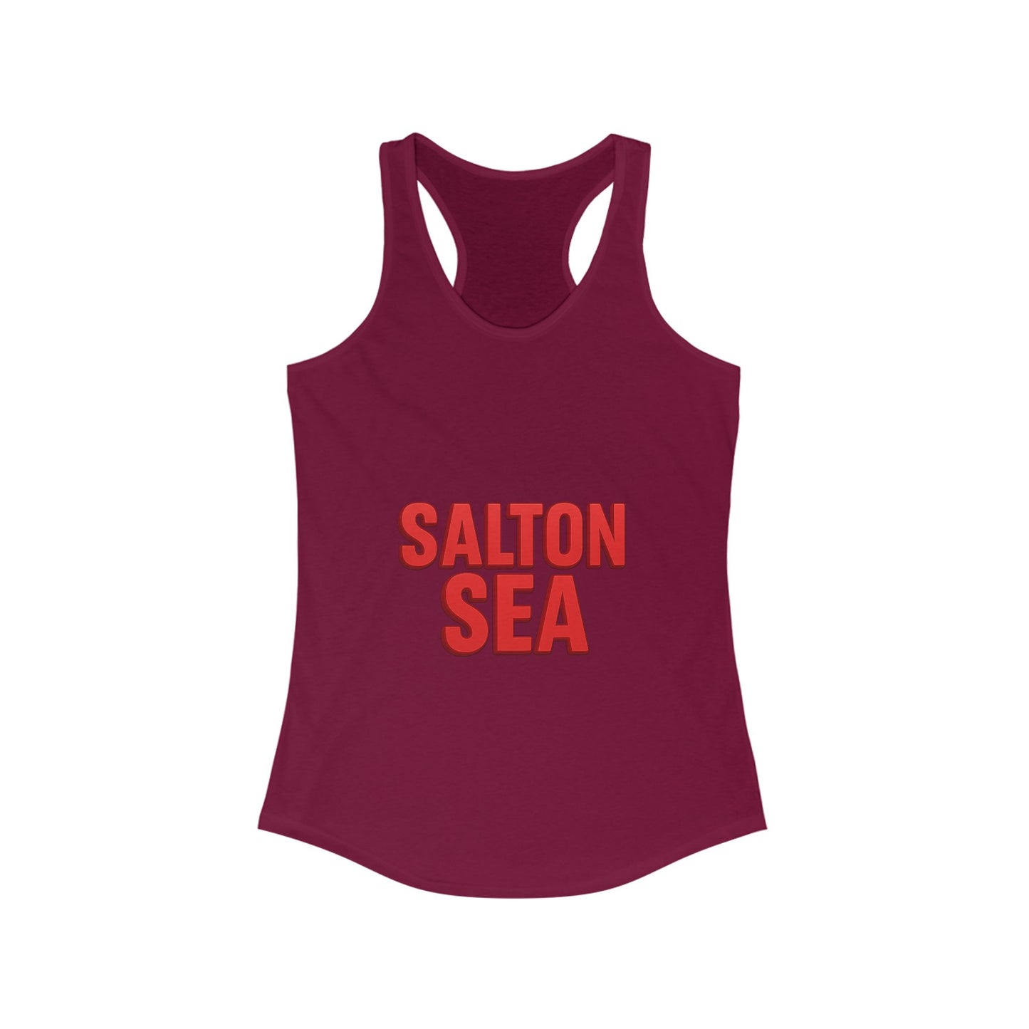 Salton Sea Women's Racerback Tank, Summer Top, Beachwear, Travel Tee, Outdoor Workouts, Casual Fashion