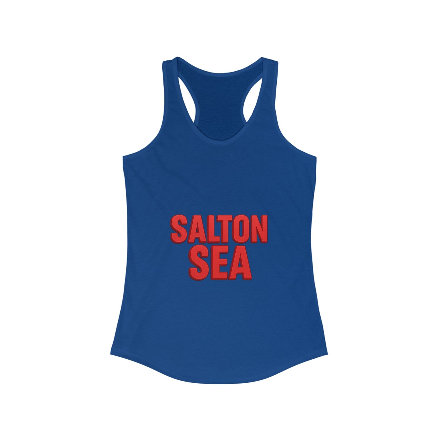 Salton Sea Women's Racerback Tank, Summer Top, Beachwear, Travel Tee, Outdoor Workouts, Casual Fashion