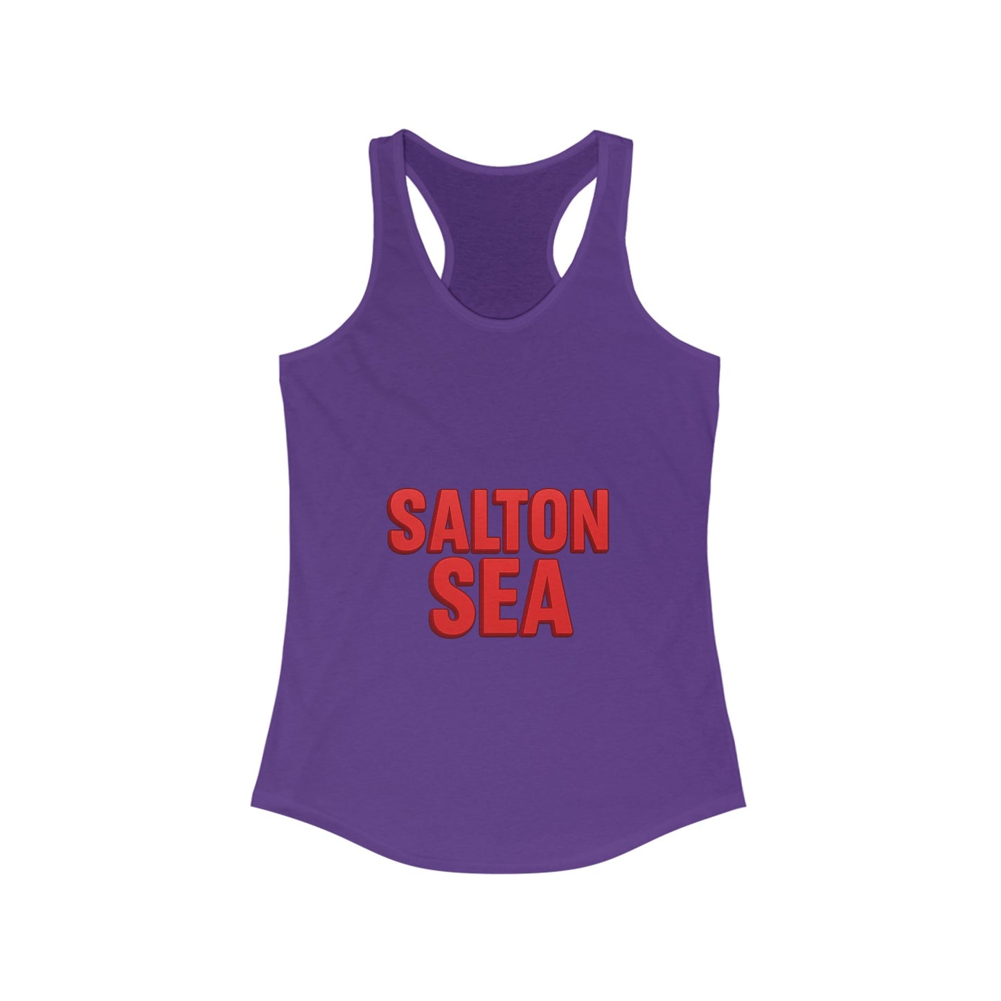 Salton Sea Women's Racerback Tank, Summer Top, Beachwear, Travel Tee, Outdoor Workouts, Casual Fashion