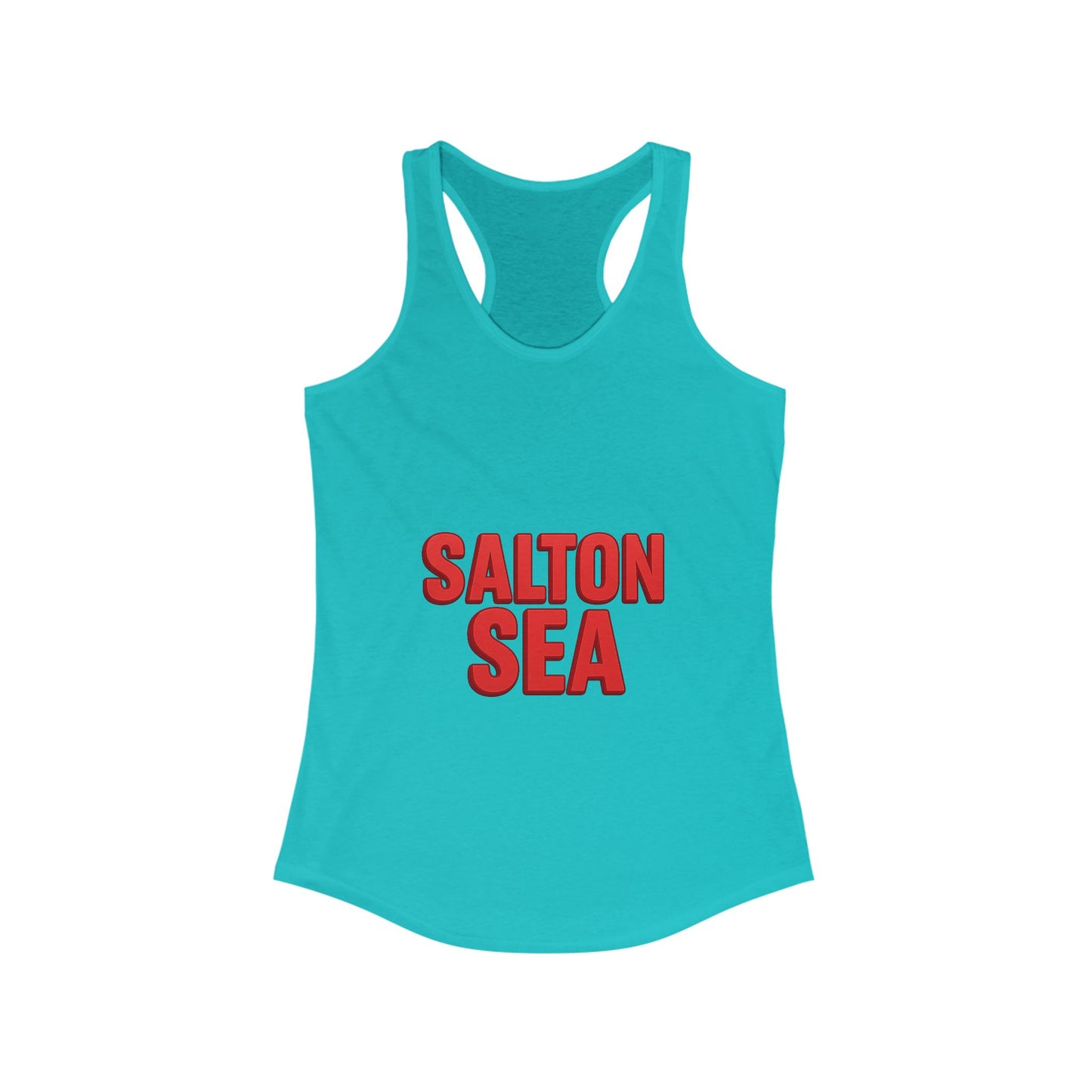 Salton Sea Women's Racerback Tank, Summer Top, Beachwear, Travel Tee, Outdoor Workouts, Casual Fashion