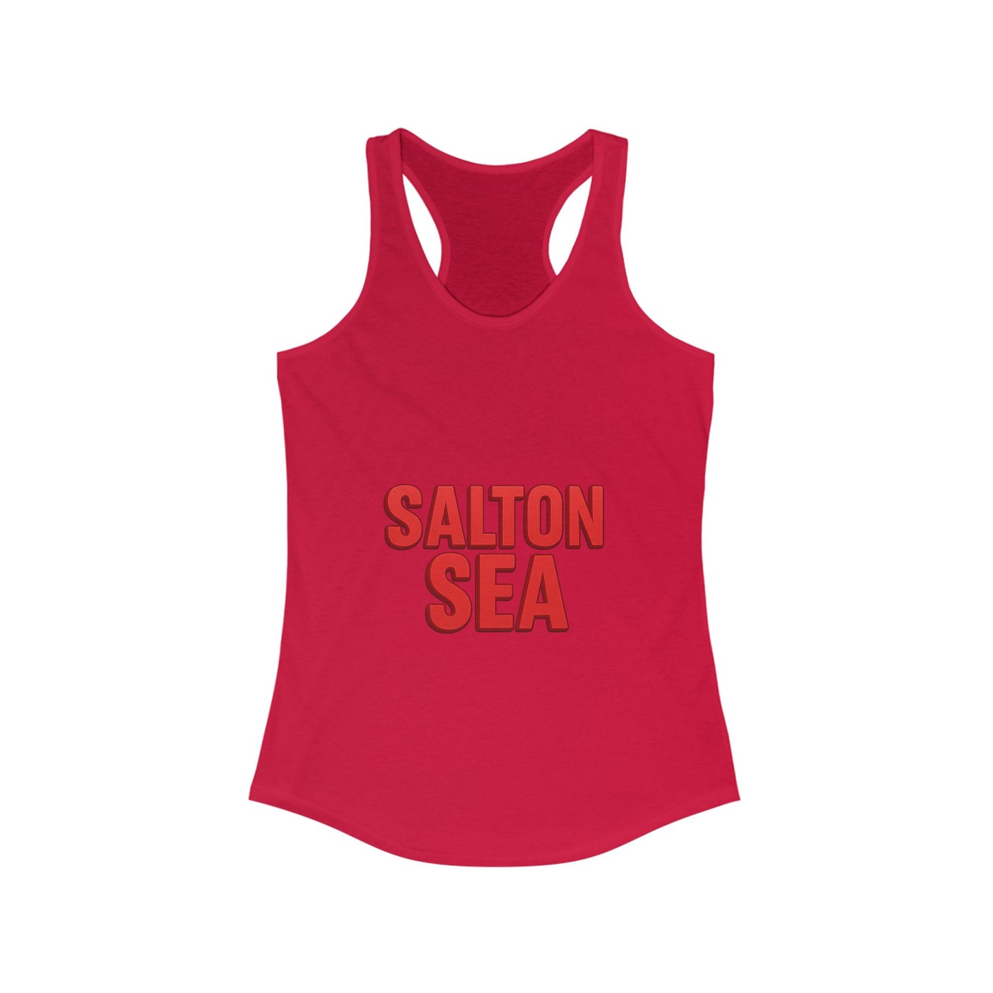 Salton Sea Women's Racerback Tank, Summer Top, Beachwear, Travel Tee, Outdoor Workouts, Casual Fashion