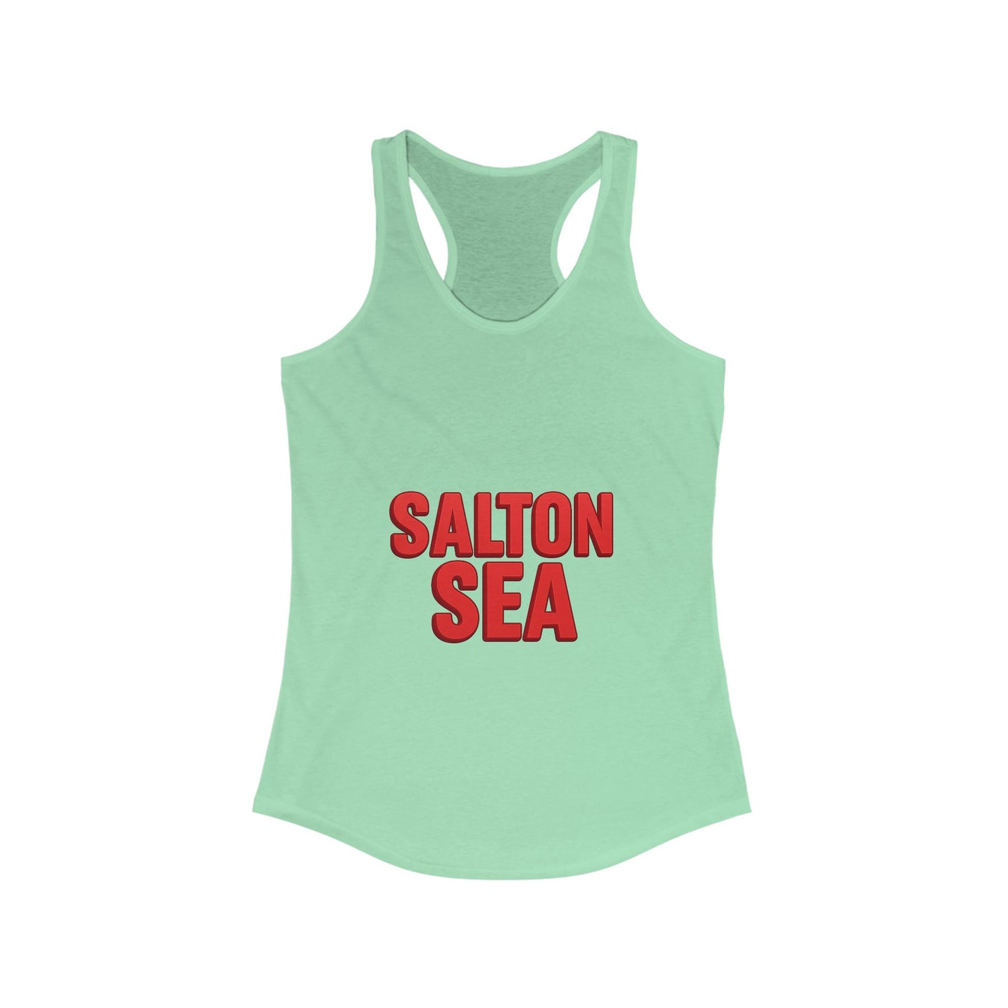 Salton Sea Women's Racerback Tank, Summer Top, Beachwear, Travel Tee, Outdoor Workouts, Casual Fashion