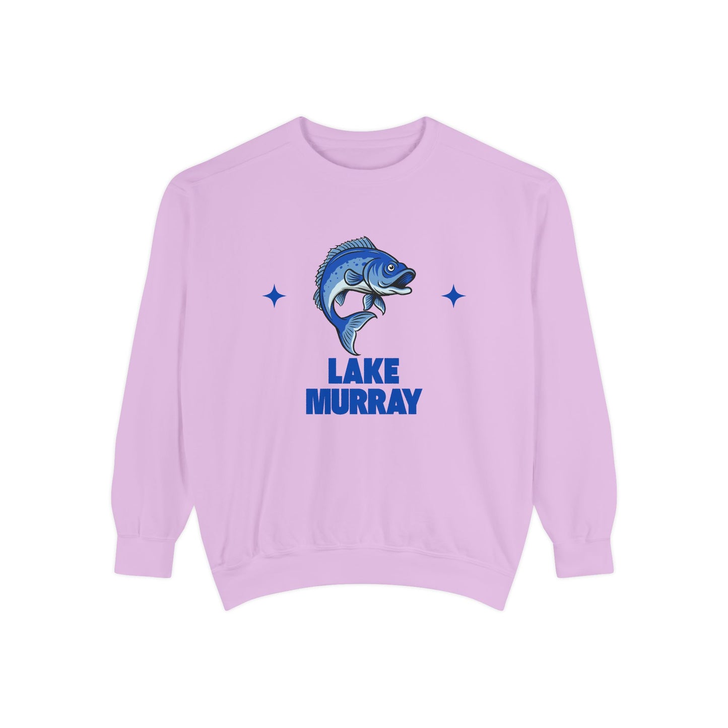 Lake Murray Fish Design Unisex Sweatshirt | Cozy Fishing Apparel, Casual Wear, Gift for Anglers, Lake Day Outfit, Nature Lovers Sweatshirt
