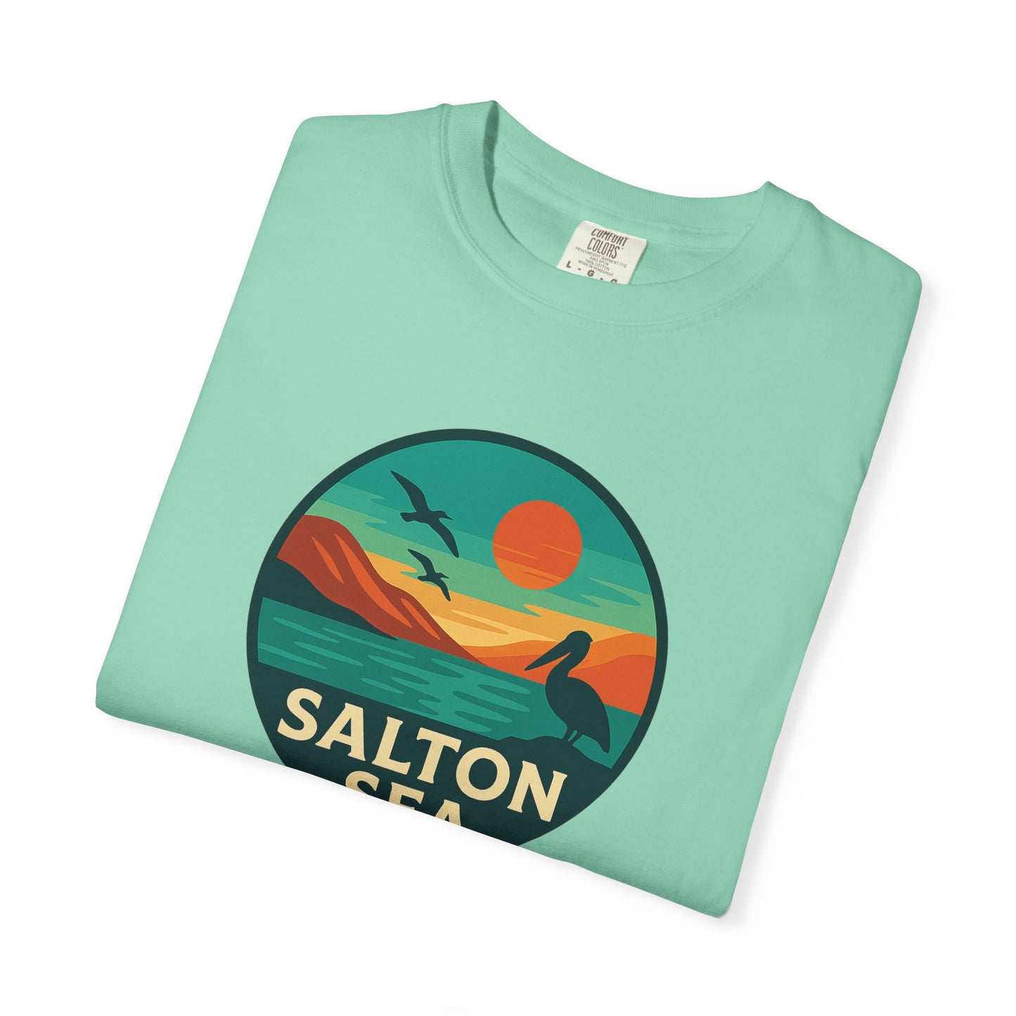 Salton Sea Unisex T-Shirt, Casual Graphic Tee, Nature Lover Gift, Outdoor Adventure Shirt, Vacation Souvenir, Summer Wear