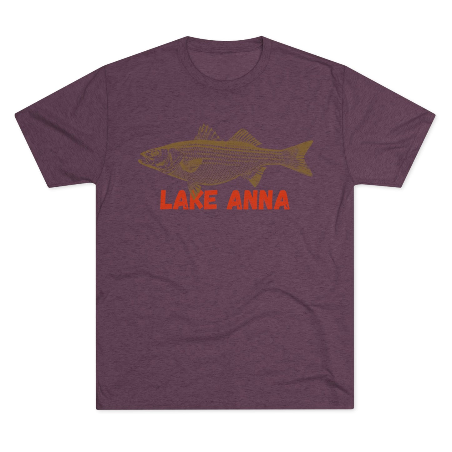 Lake Anna Fishing Tee, Unisex Crew Neck Shirt, Summer Lake Apparel, Gift for Fishermen, Outdoor Adventure T-Shirt, Lake House Style
