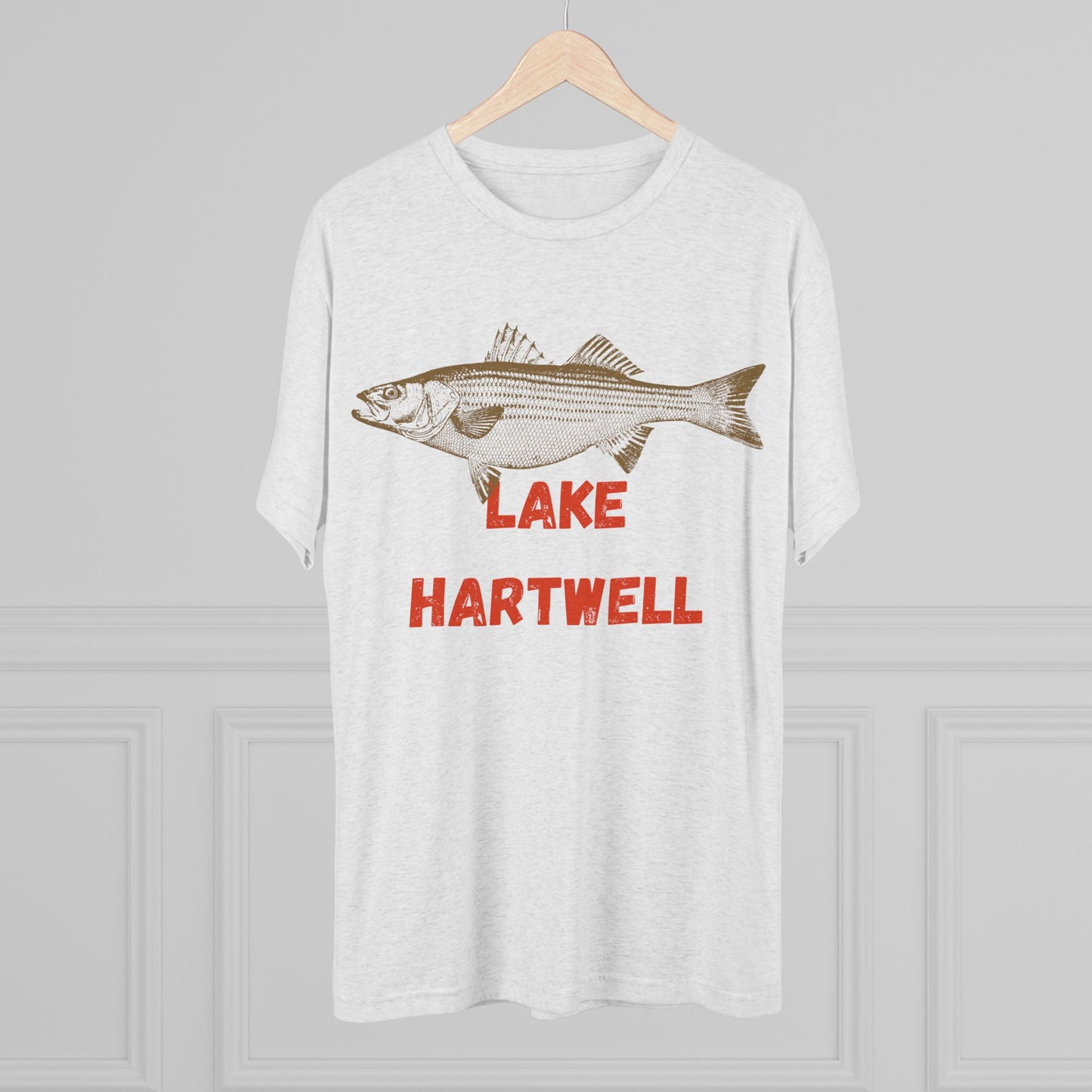 Lake Hartwell Fishing Tee, Unisex Crew Neck Shirt, Summer Lake Apparel, Gift for Fishermen, Outdoor Adventure T-Shirt, Lake House Style
