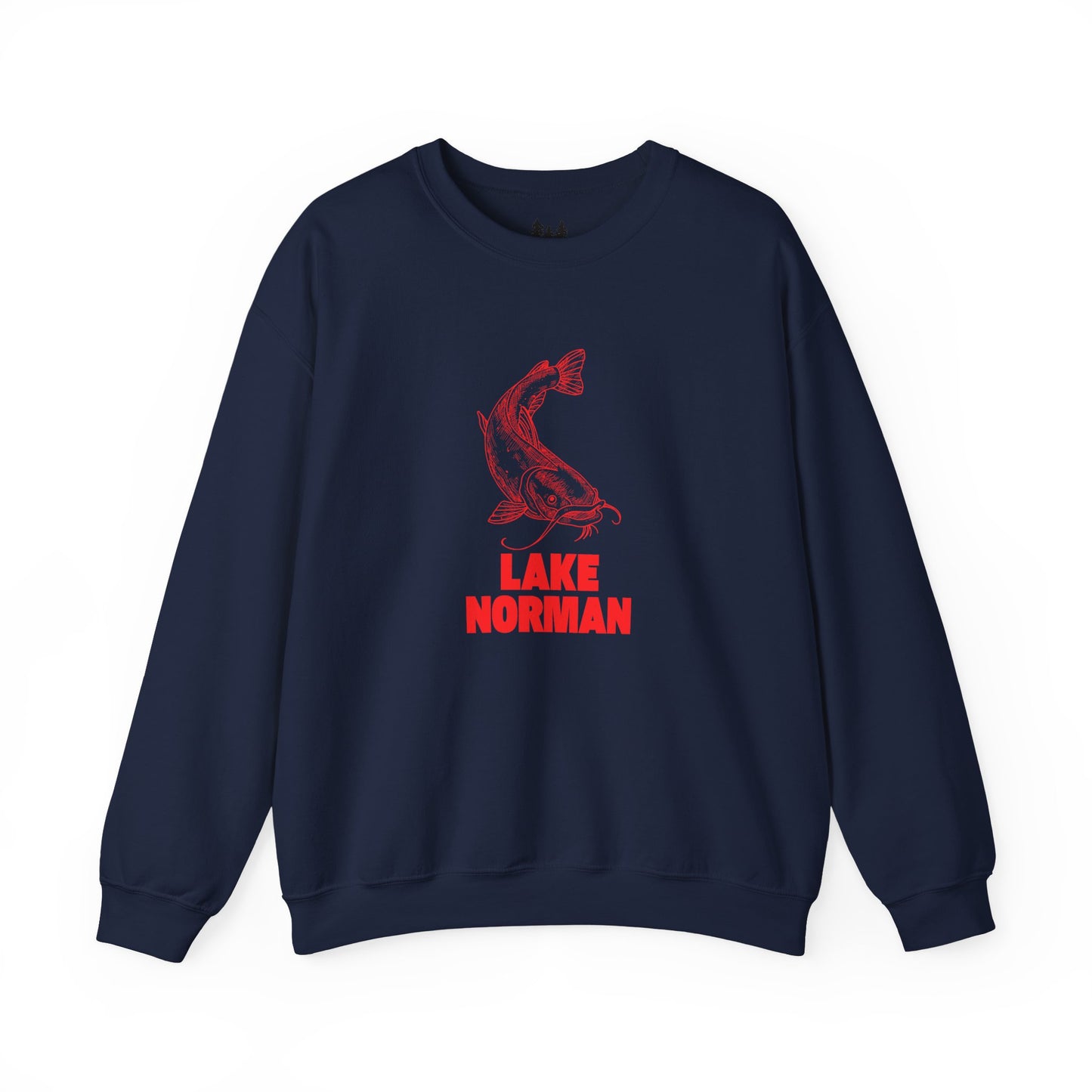 Lake Norman Fishing Sweatshirt, Cozy Crewneck, Perfect for Outdoorsy Lovers, Casual Wear, Gift for Nature Enthusiasts, Lake Life Apparel