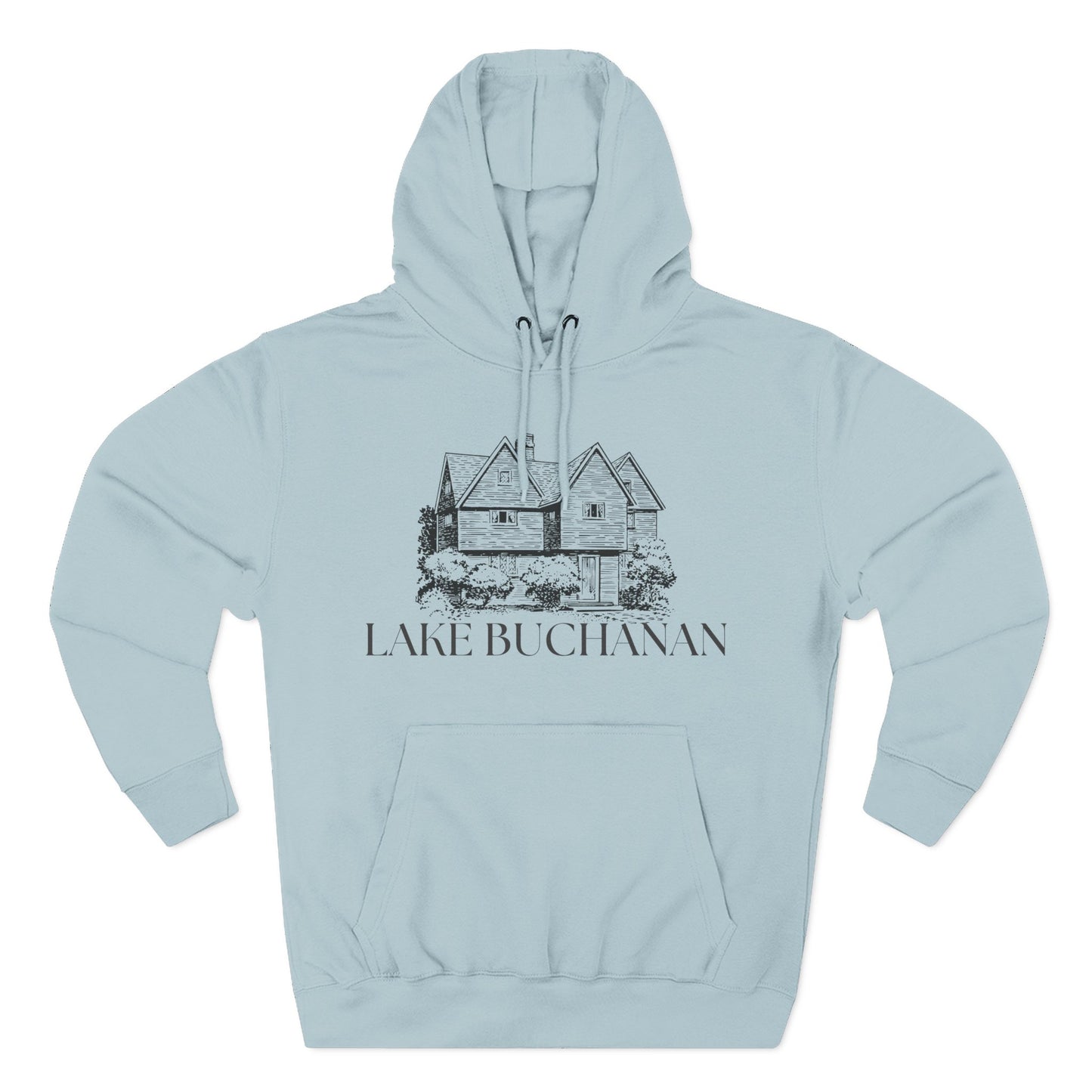 Lake Buchanan Hoodie, Great for Beach Trips, Lake Days, Gift for Summer Lovers, Casual Wear, Travel Essential
