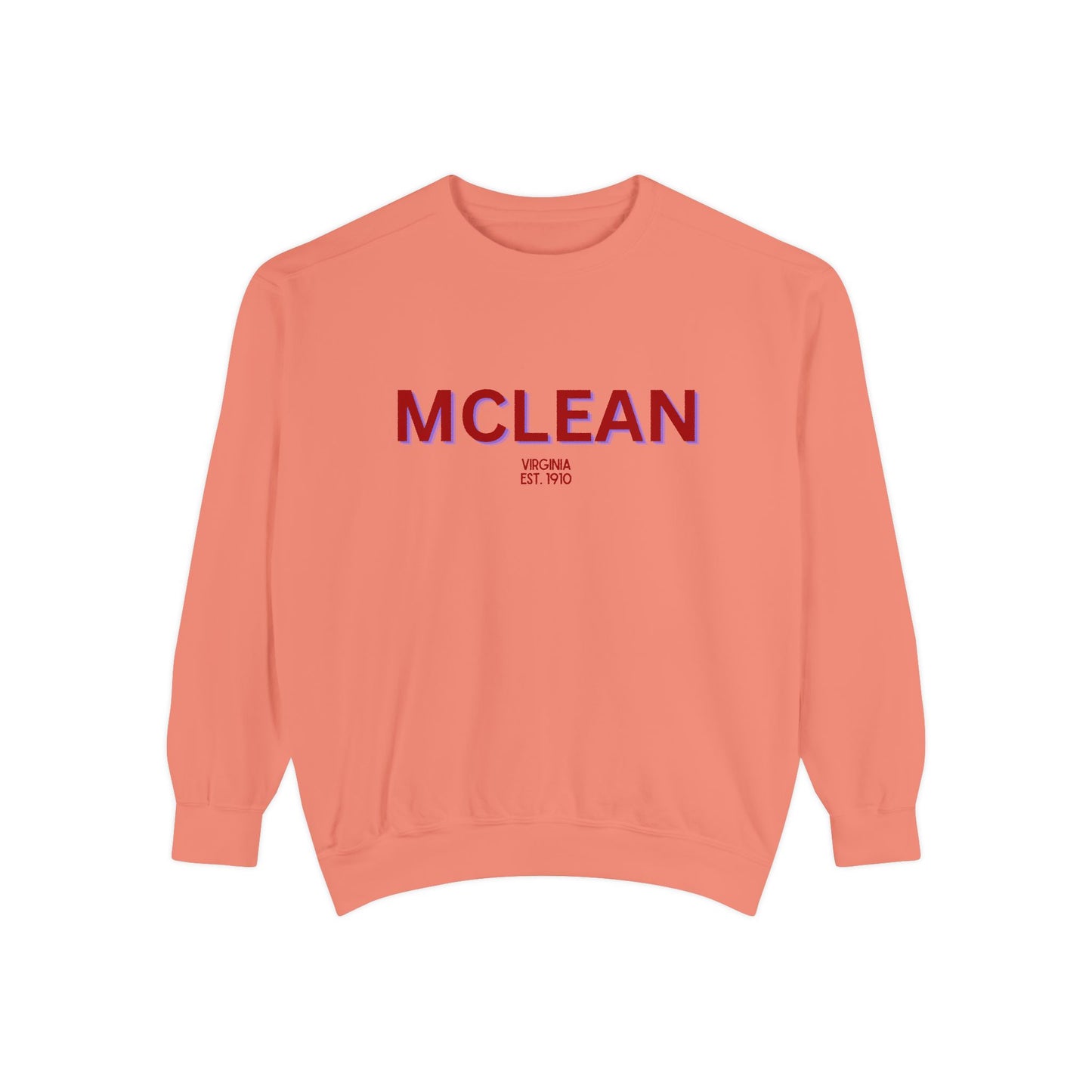 McLean Unisex Garment-Dyed Sweatshirt | Cozy Fashion, Perfect for Casual Outings, Gifts, Fall & Winter Style, Everyday Comfort