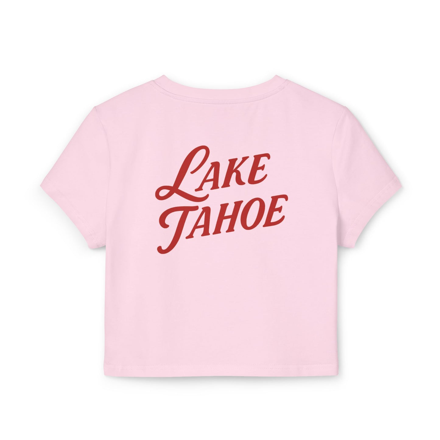 Lake Tahoe Women's Baby Tee - Vintage Style, Lake Lover Shirt, Summer Outfit, Nature Lover Gift, Travel-Inspired Top