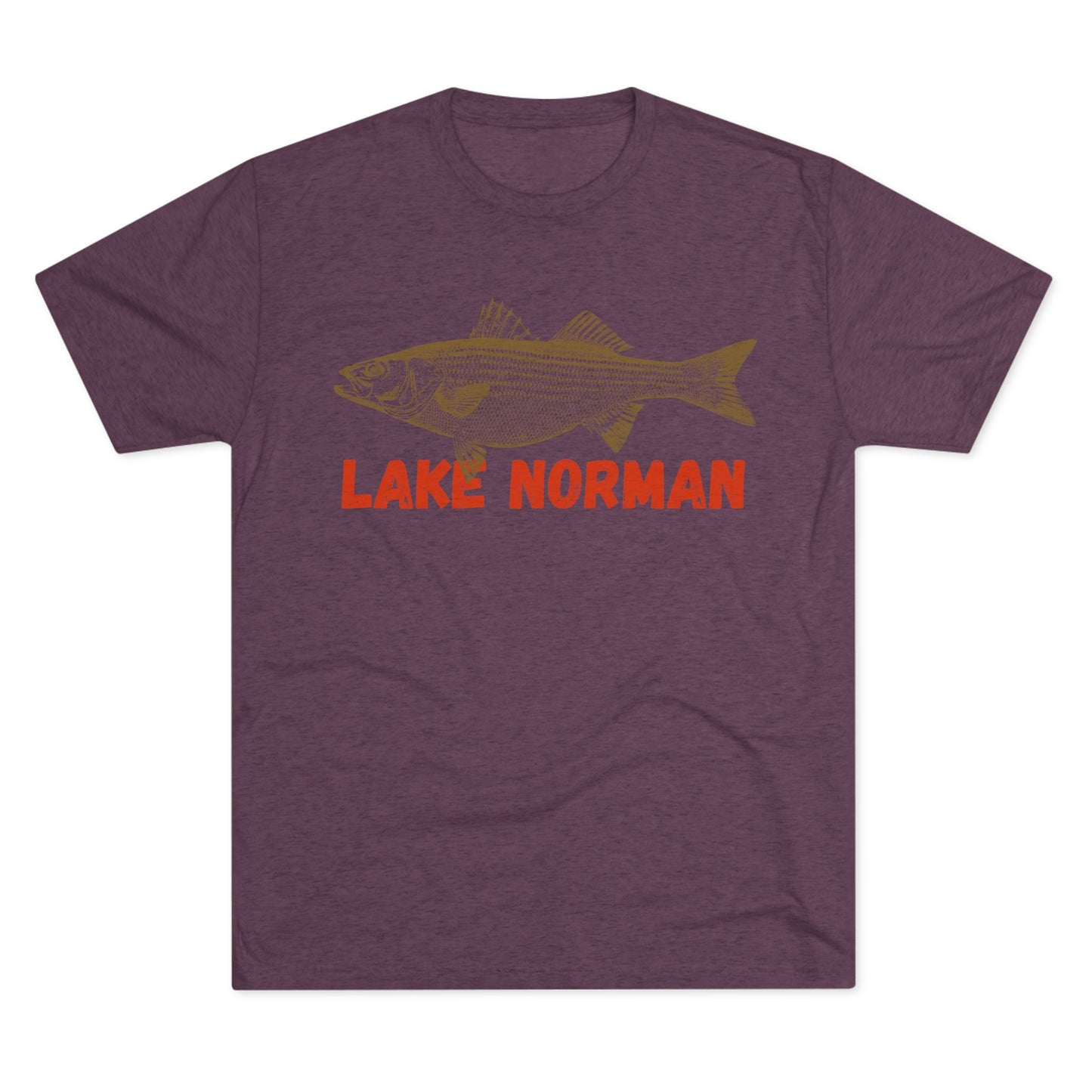Lake Norman Fishing Tee, Unisex Crew Neck Shirt, Summer Lake Apparel, Gift for Fishermen, Outdoor Adventure T-Shirt, Lake House Style