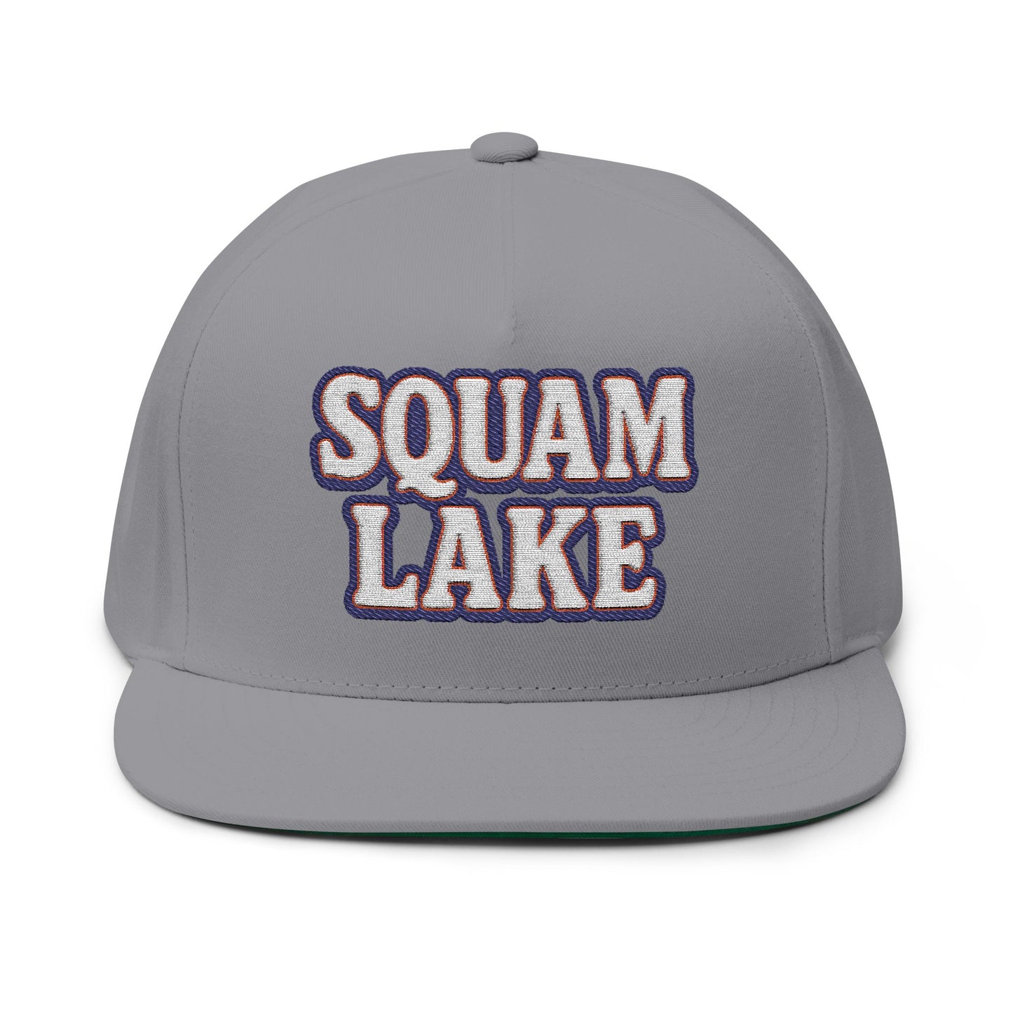 Squam Lake Flat Bill Cap (Embroidery)