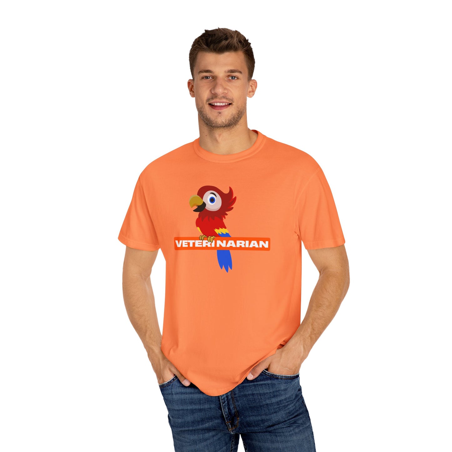 Veterinarian Parrot T-Shirt | Cute Animal Lover Shirt, Unisex Teen Gift, Animal Care Apparel, Funny Pet Shirt, Veterinary Gifts