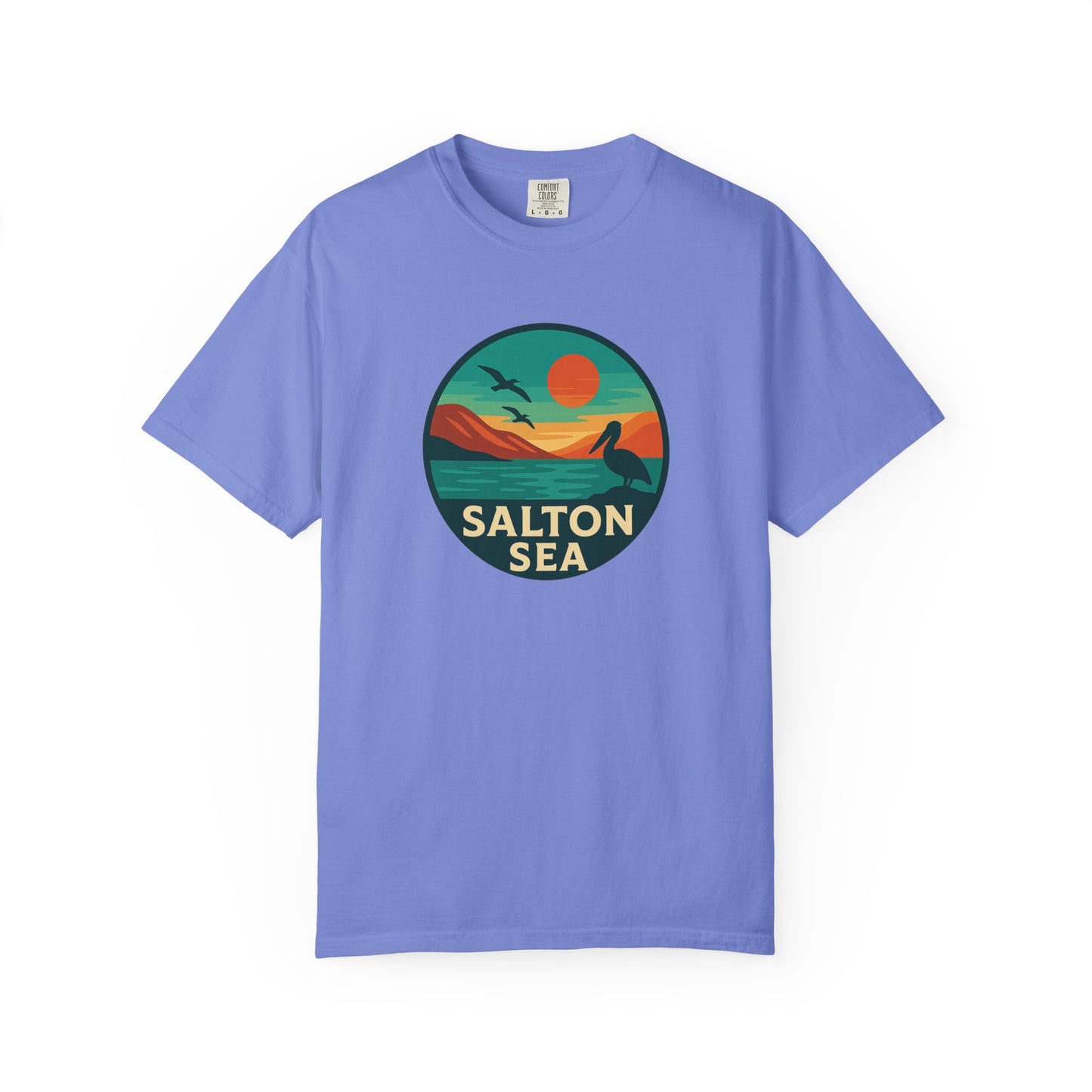 Salton Sea Unisex T-Shirt, Casual Graphic Tee, Nature Lover Gift, Outdoor Adventure Shirt, Vacation Souvenir, Summer Wear