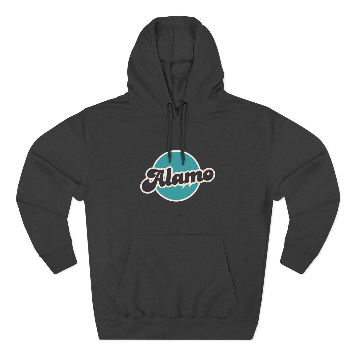 Alamo Retro Vibe Hoodie for Casual Days, Streetwear, Unisex Gift, Cozy Layering Apparel