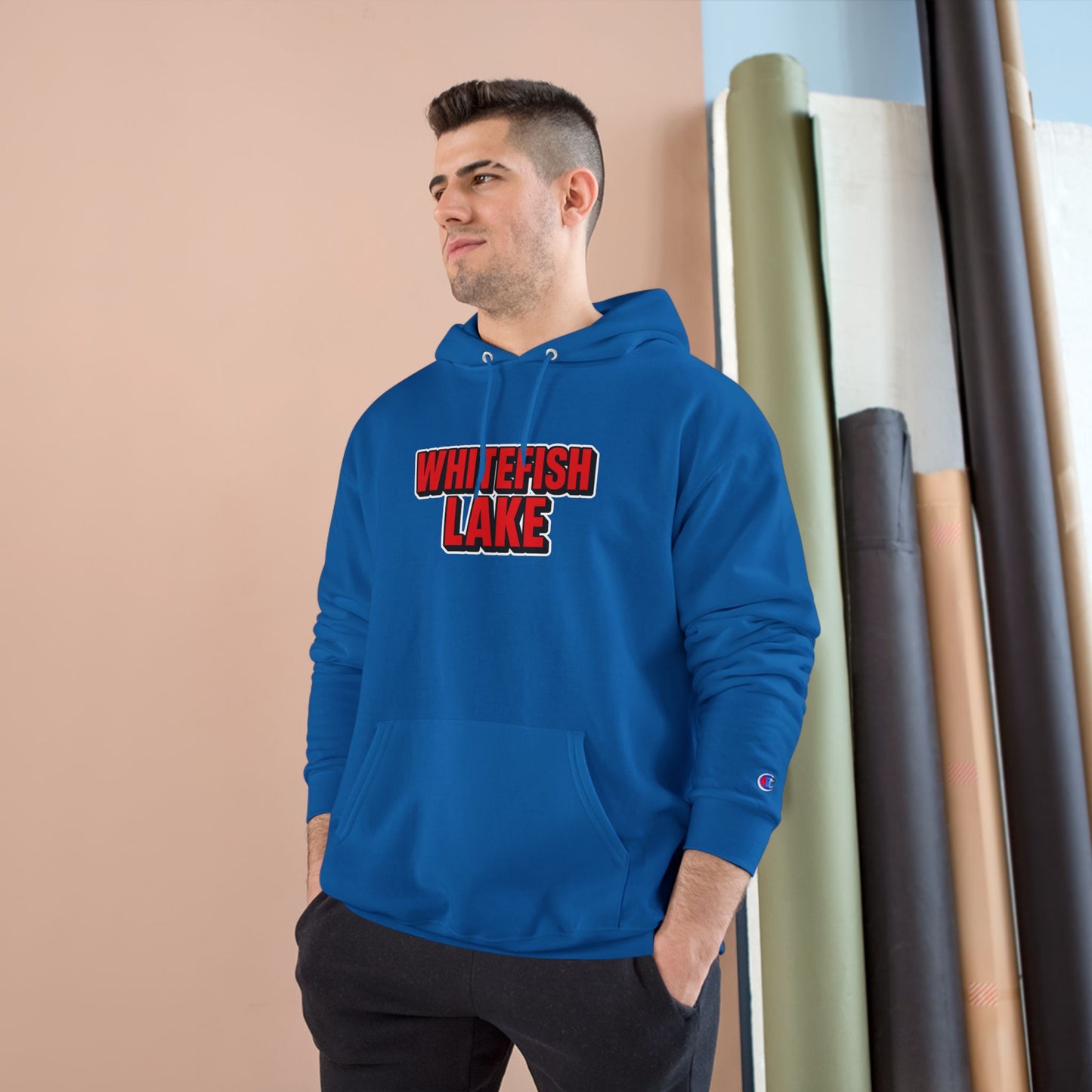 Whitefish Lake Cozy Hoodie, Perfect for Outdoor Adventures, Lake Days, Gifts for Nature Lovers, Comfortable Sweatshirt