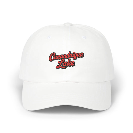 Canandaigua Lake Stylish Dad Cap, Casual Summer Hat, Outdoor Accessory, Gift for Father's Day, Boating Trip Gear, Everyday Wear
