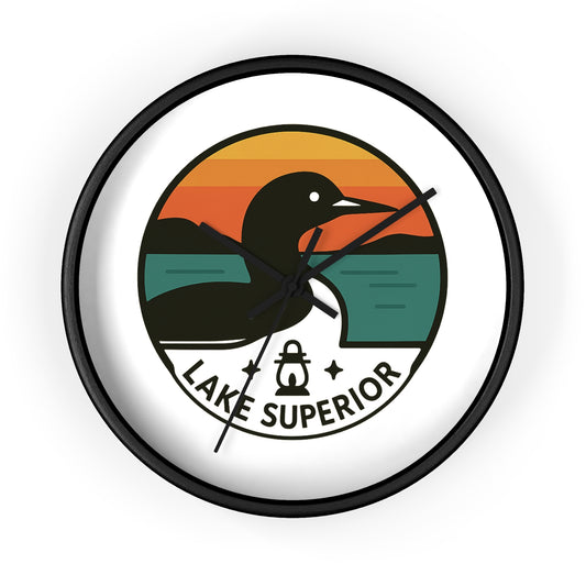 Lake Superior Wall Clock